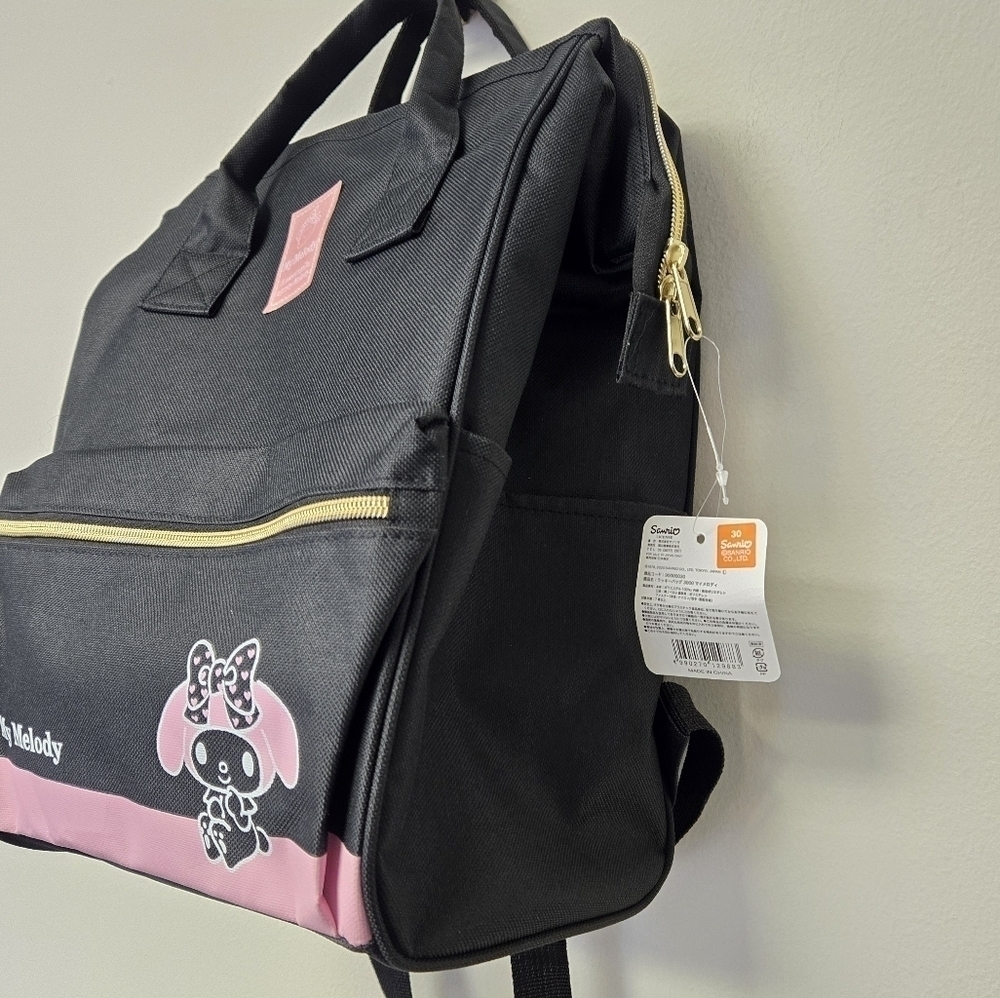Sanrio My Melody Backpack Black - Picture 4 of 11